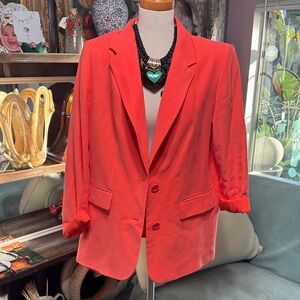 DKNY Bright Orange Jacket
